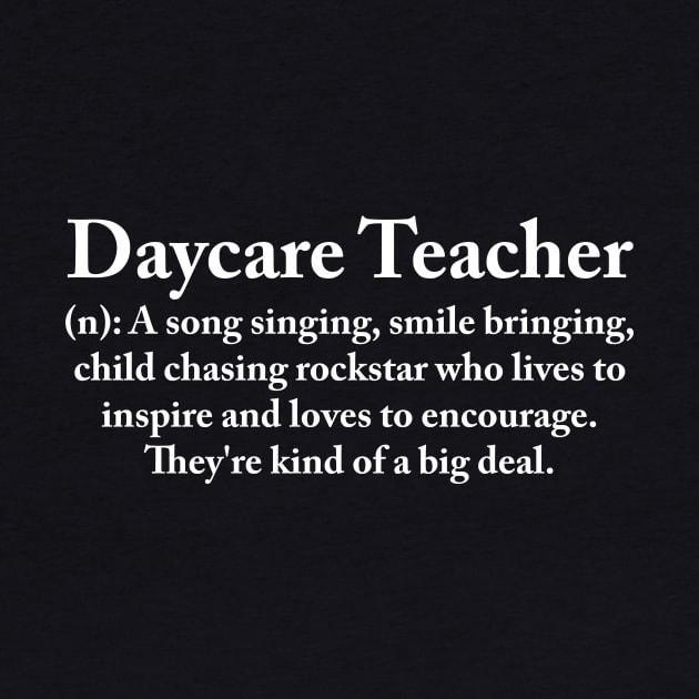 Daycare Teacher Definition by worldtraveler